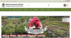 Desktop Screenshot of e-bonsai.cz