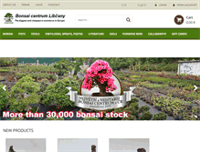Tablet Screenshot of e-bonsai.cz