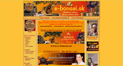 Desktop Screenshot of e-bonsai.sk