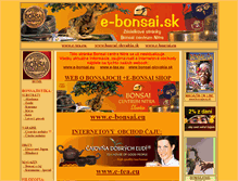 Tablet Screenshot of e-bonsai.sk